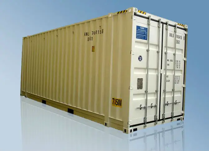 25 футов поддон широкий сухой грузовой контейнер