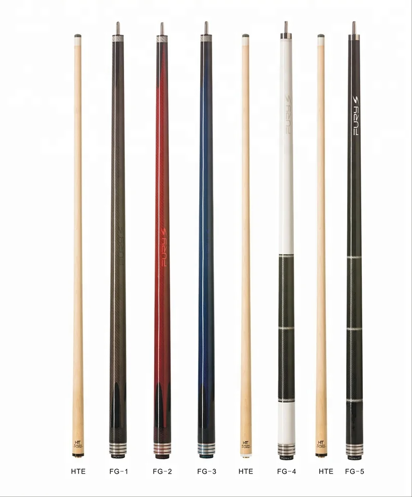 FURY center joint pool cue FG carving series Fury billiards cue Stick
