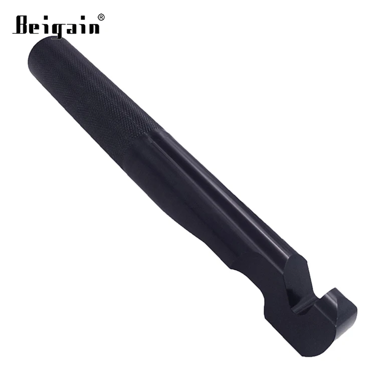Custom CNC Machined Black Hard Anodized 6061-T6 Belt Changing Tool