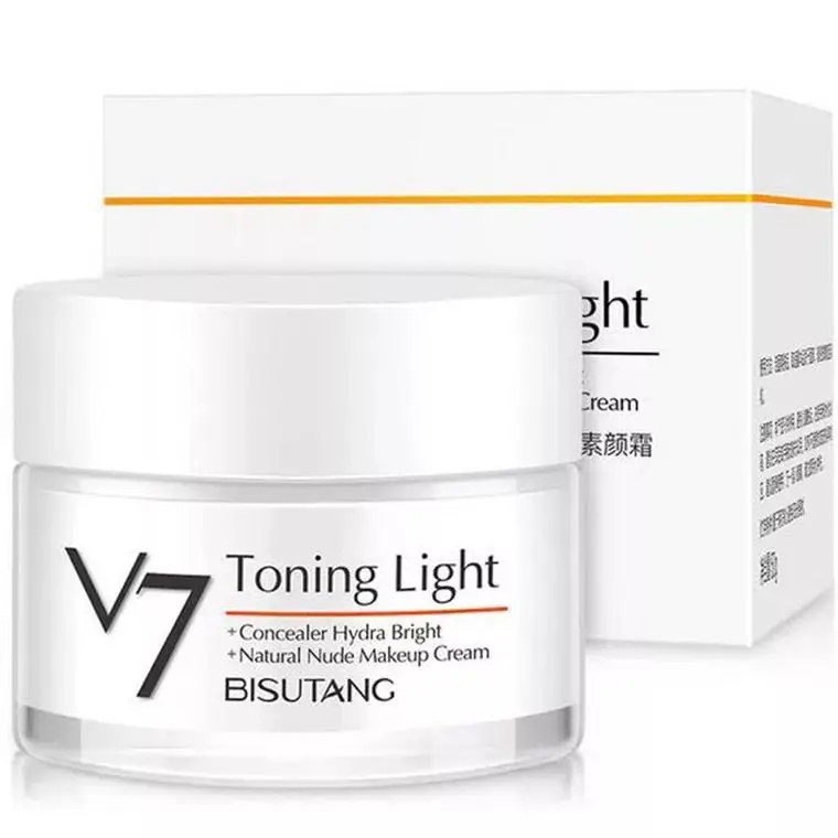 
Cosmetic V7 Toning Light Seven Vitamins Moisturizing Lightening And Whitening Makeup Cream 