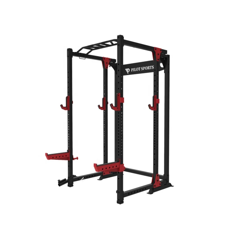 Gym equipment Pilot Sports Fitness Adjustable Folding Power Rack Cage