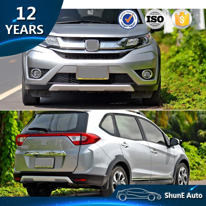  ABS OE стильный ковбойский сарафан бар бампера для BR-V BRV 2015-2018 передние и задние опорная пластина авто