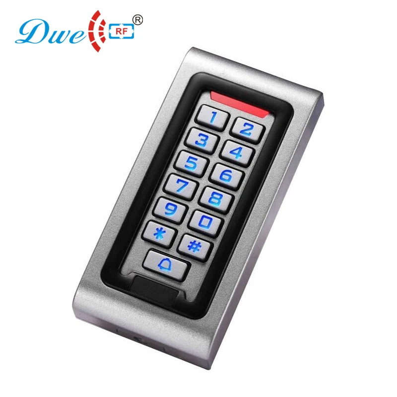hot sell 125khz metal waterproof outdoor keypad rfid standalone access control 2000 users IP68