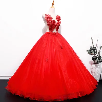 
Plus Size Sleeveless Illusion Party Dress Design Adult Girls Birthday Party Dress Quinceanera Dresses Ball Gown 