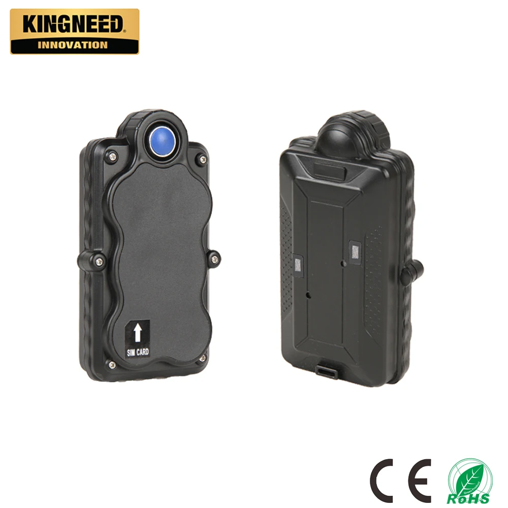 Kingneed TK05 Gps Tracker with Free App and Platform Software for Car Vehicle Container Black Mini Gps Locator 12 Months,1 Year