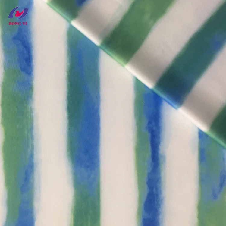 4 Way Stretch White Polyester Spandex Lycra Swimwear Fabric