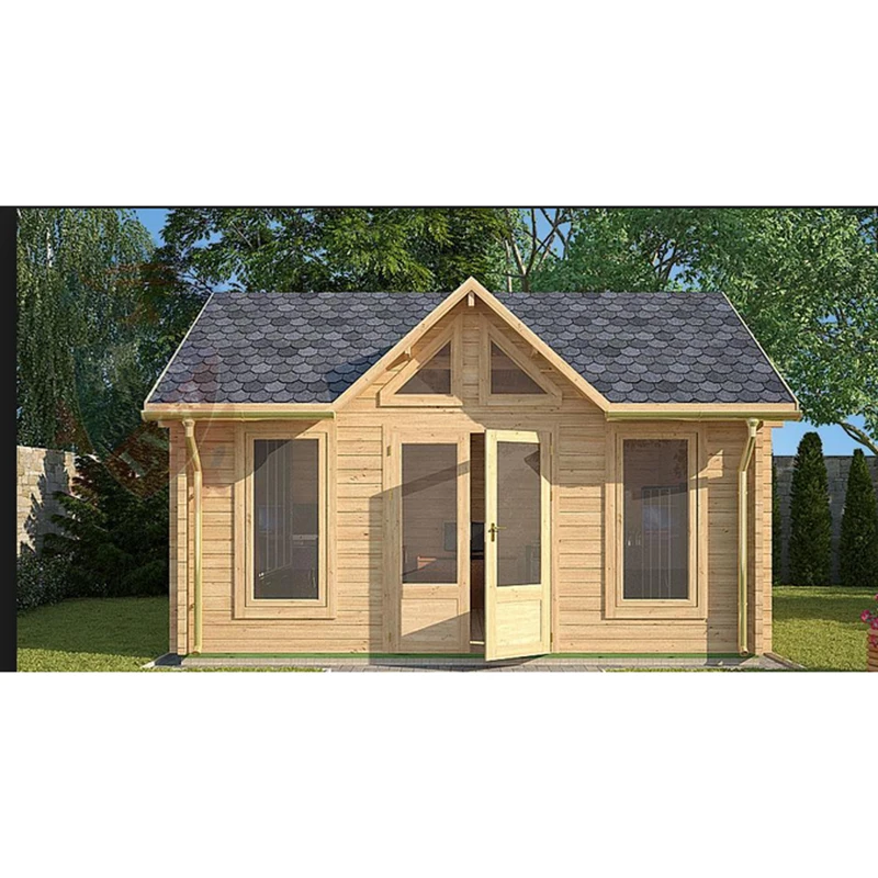 New design cheap prefab wood house garden for sale