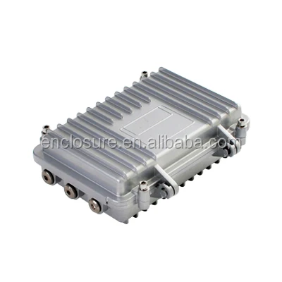 
CHANGHE IP65 Aluminium Die Cast CATV Outdoor Amplifier Enclosure 210x130x58mm 
