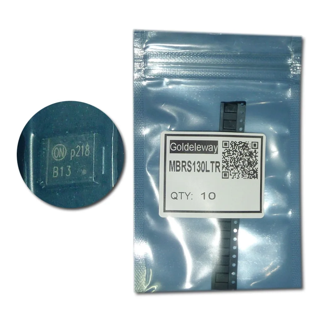 420mV MBRS130LTR Диоды Шоттки 30 В 1A/0.42 SMB/DO-214AA маркировка B13 low forward voltage rectifier