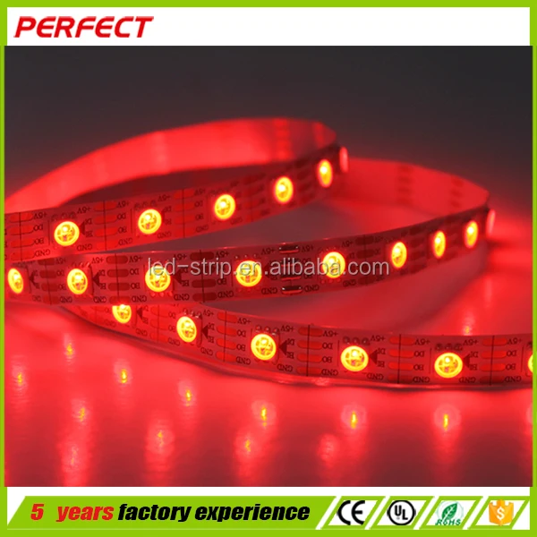 10 шт./м Белый PCB цифровой rgb smd5050 пикселей ws2812b 144 светодиодов изменение цвета светодиодные