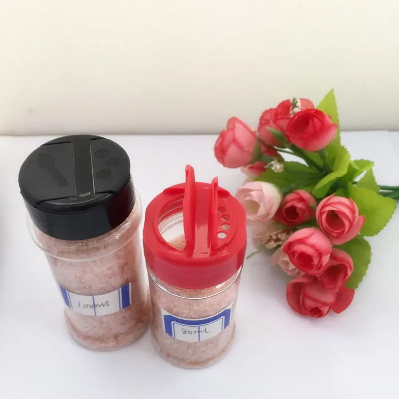 PET spice bottle/ plastic bottle spice herbs powders seasoning shaker jar