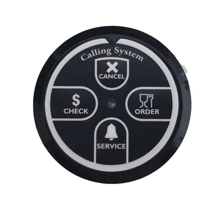 Беспроводная система вызова с длинным радиусом действия для ресторана или кафе с программным обеспечением для информации о звонках