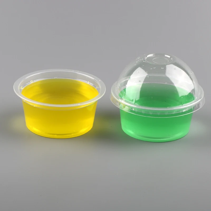 7 унций 200 мл прозрачная Одноразовая чашка из полипропилена для смузи йогурта супа мороженого с купольной