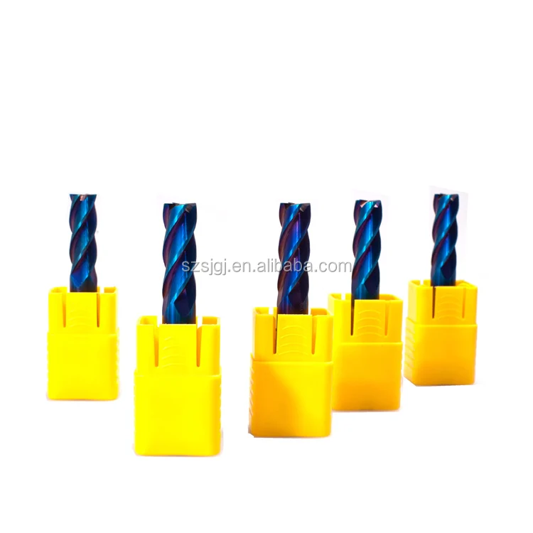 High Hardness End Mill for Steel Cast/4 Flute Types of Milling Cutter/Carbide Endmill