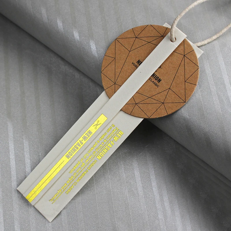 Пользовательский дешевый Печатный крафт джинсовый бумажный подвесной бирка поставщик в Китае