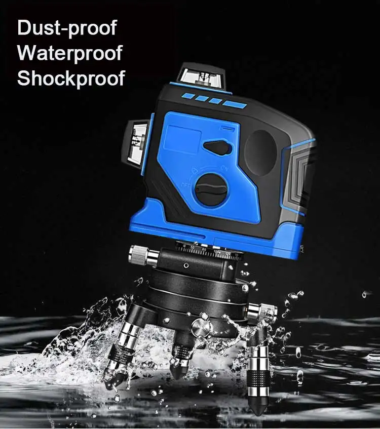 505nm 20mw 12/8line Lithium Multi-line Intense Red Beam Rotary 5 Line Level Laser Green