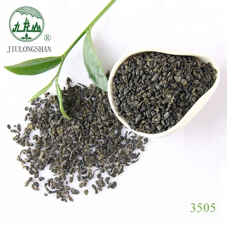 3505 China Te  Verde Irganico Green Tea Gunpowder Tea