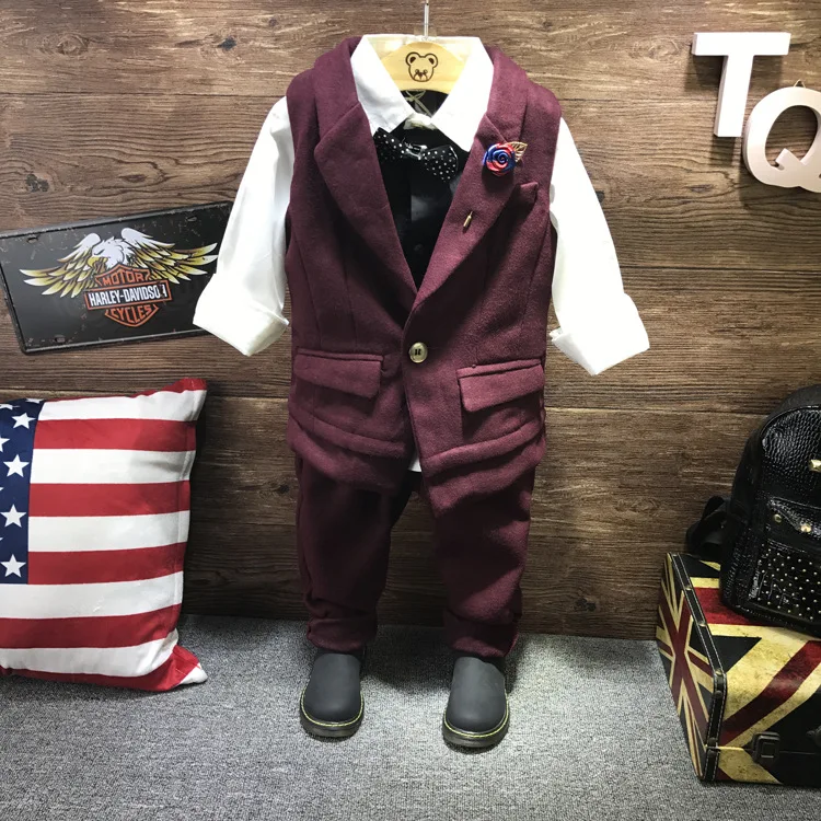 
2017 best popular hot selling cheap wholesale boy suits junior pant suits 