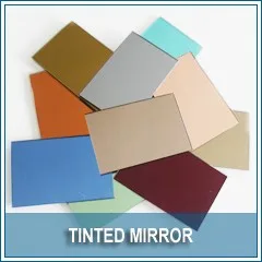 2mm to 8mm Tinted MIrror of Bronze, Grey, Golden, Pink, Black, Blue, Green, Red