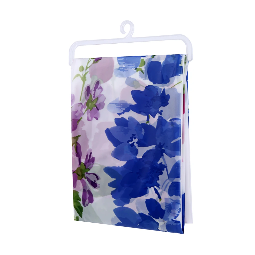 Nice  printed plastic shower curtain for bath