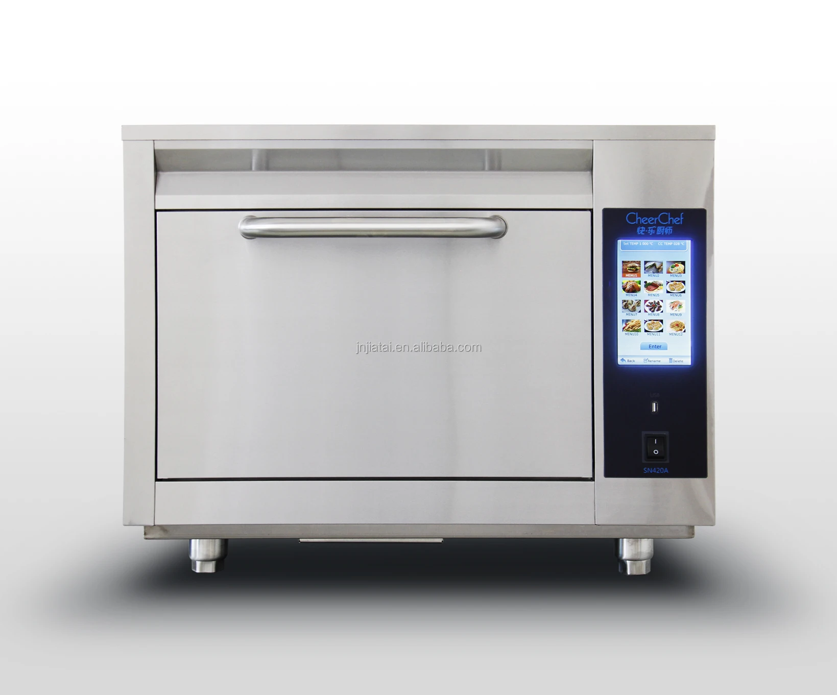 15 times faster,introducing high-speed bakery oven with microwave,impinged air, convection and smart menu
