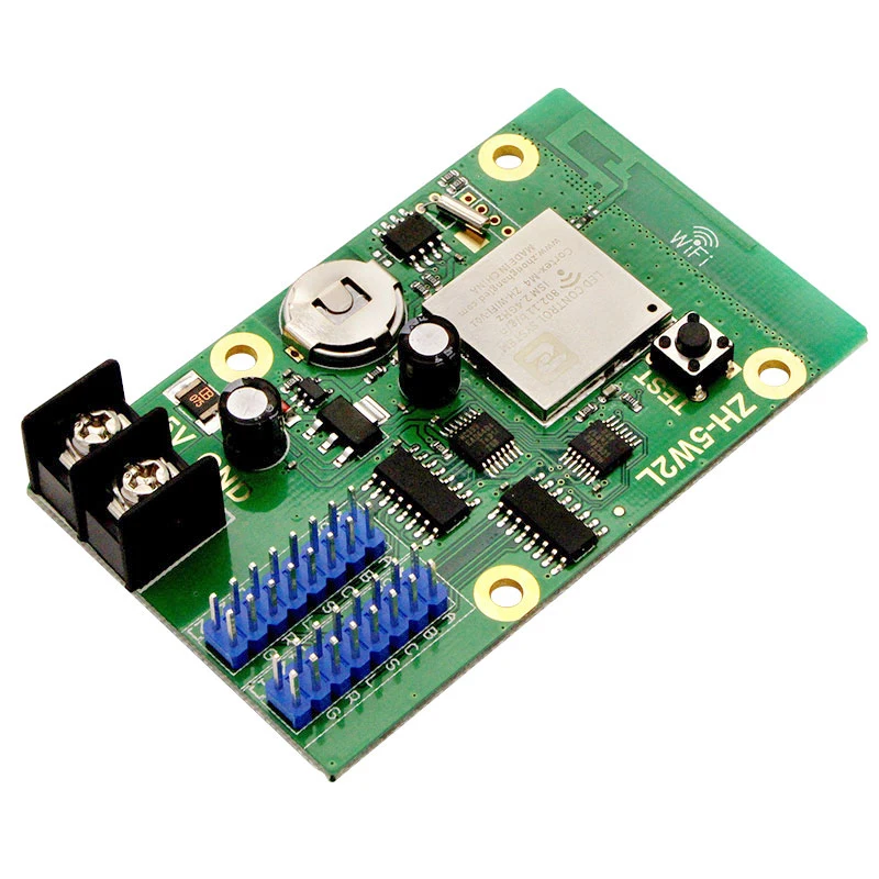 ZH-5W2L 2 Lines Led Display Single and Dual Color LED Sign Board WiFi Control Cards