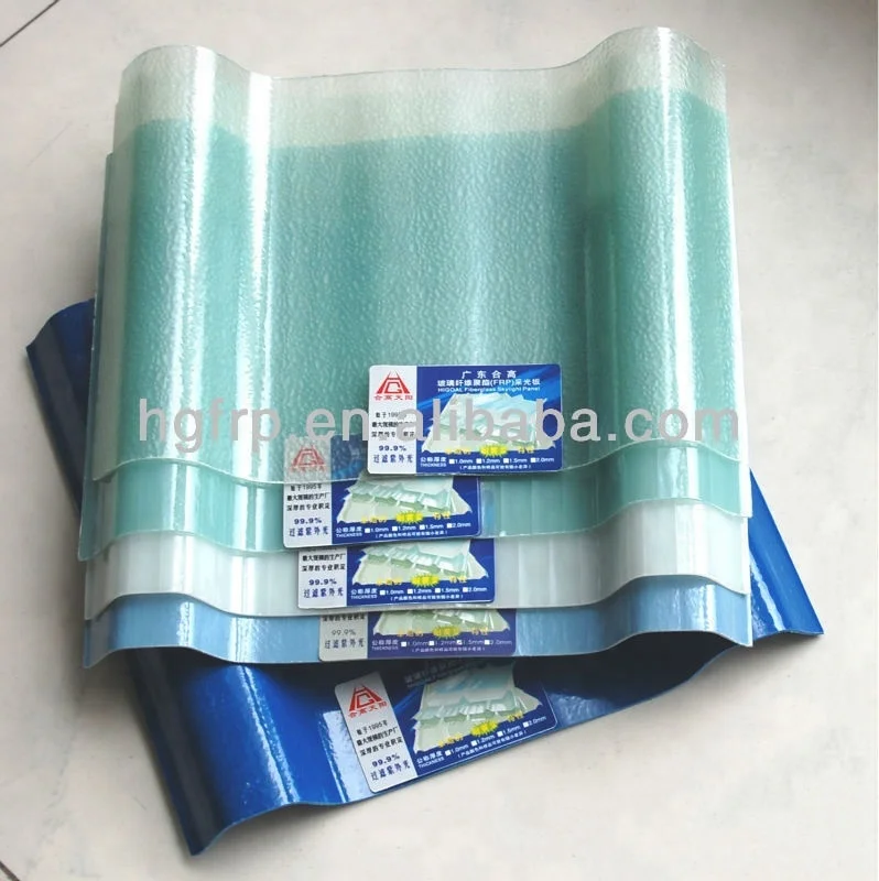 anti UV corrugated fiberglass greenhouse panel