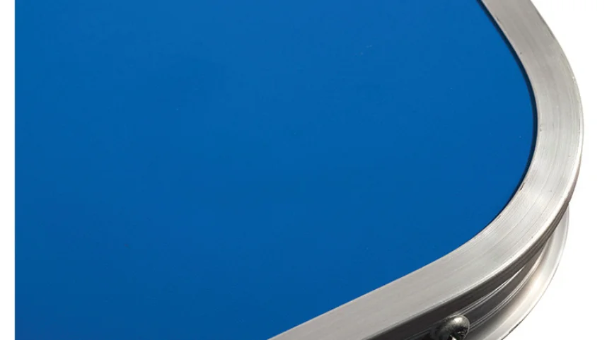 Outdoor portable folding table attached chair garden camping picnic table