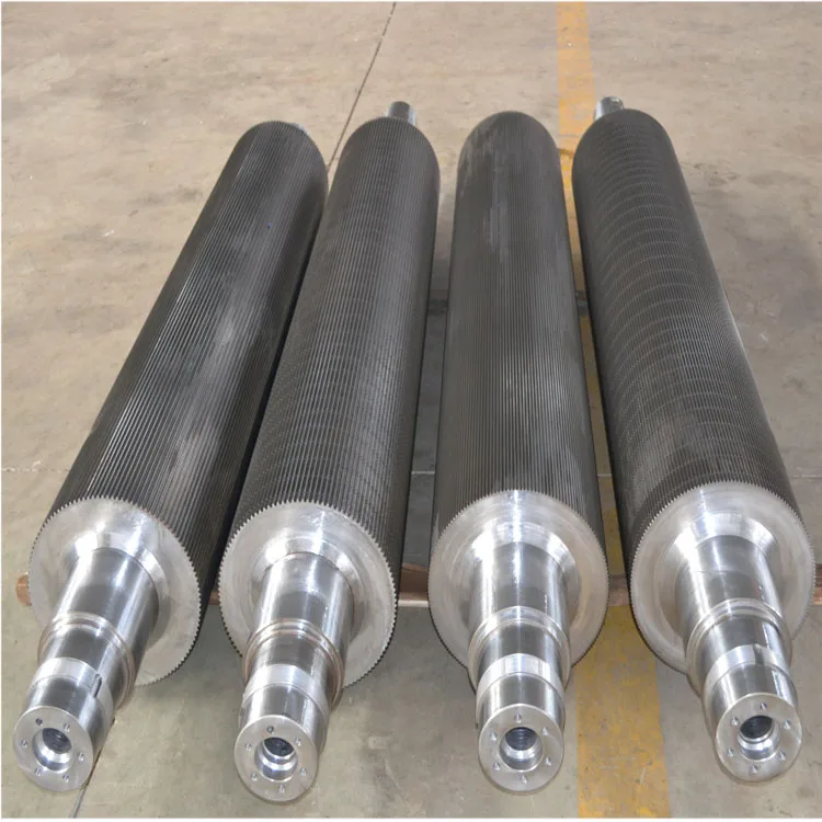 Corrugated cardboard roll/single facer A,B,C,D,E flute corrugated roller for sale