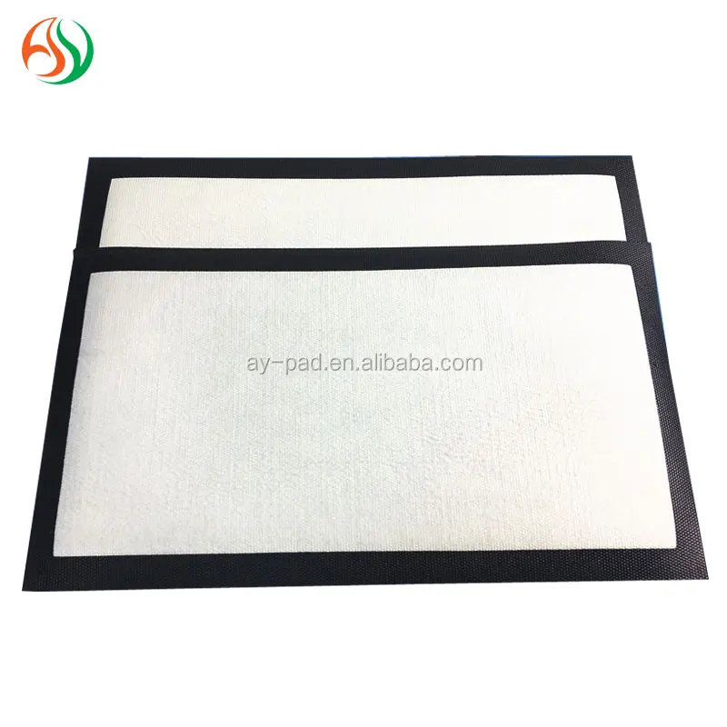 AY personalized 45x25cm nitrile rubber bar beer drip mat blank multi use non-slip bar drink mat for sublimation