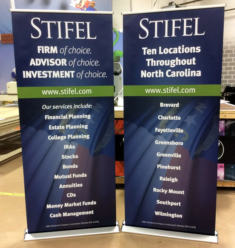 Large Format Banner Stand