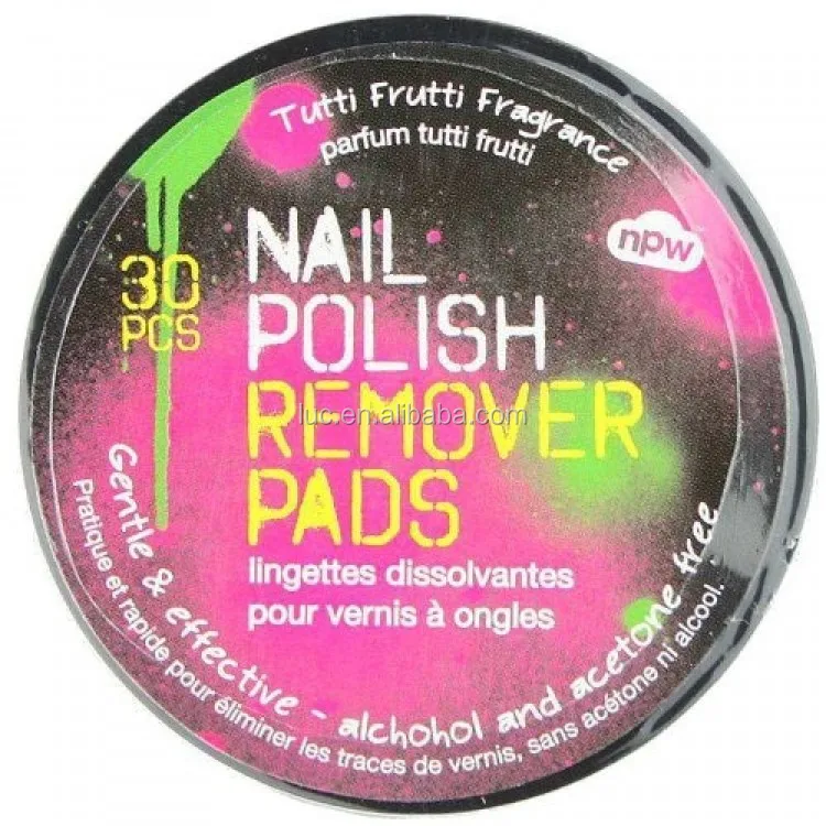 nail polish remover wipes
