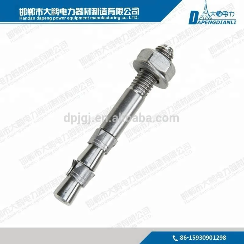 Good Quality Overhead Power Line Accessories Wedge Anchor/Expansion Bolt/Through Bolt