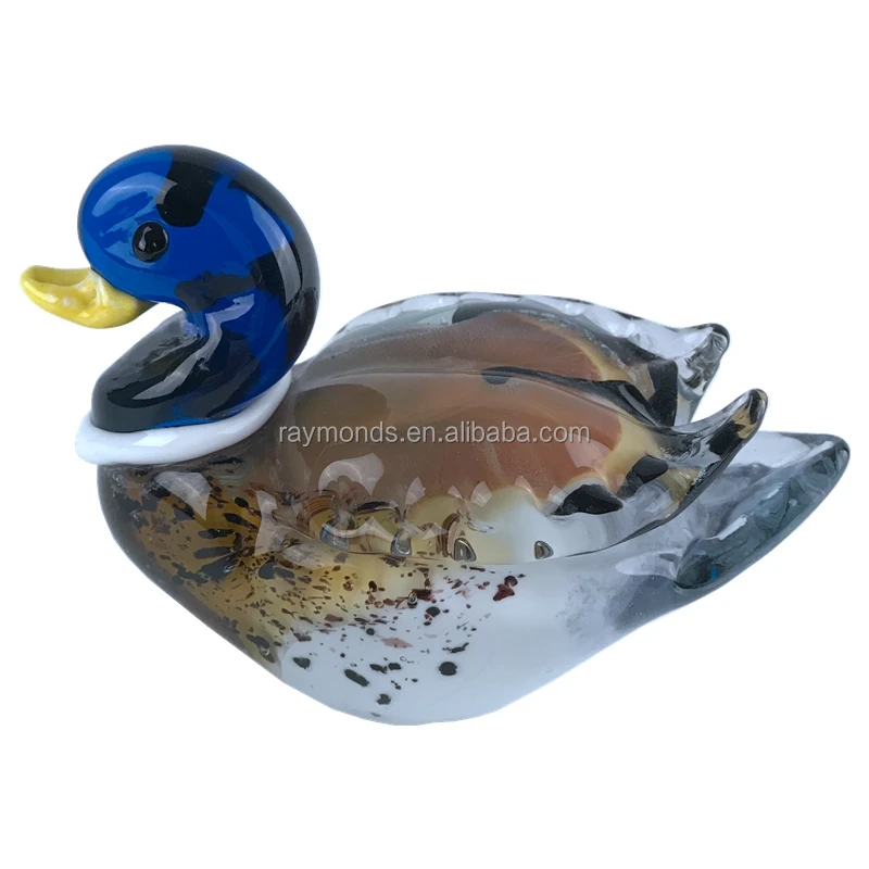 Из Муранского Стекла красочные фигурки утка для дома decaration