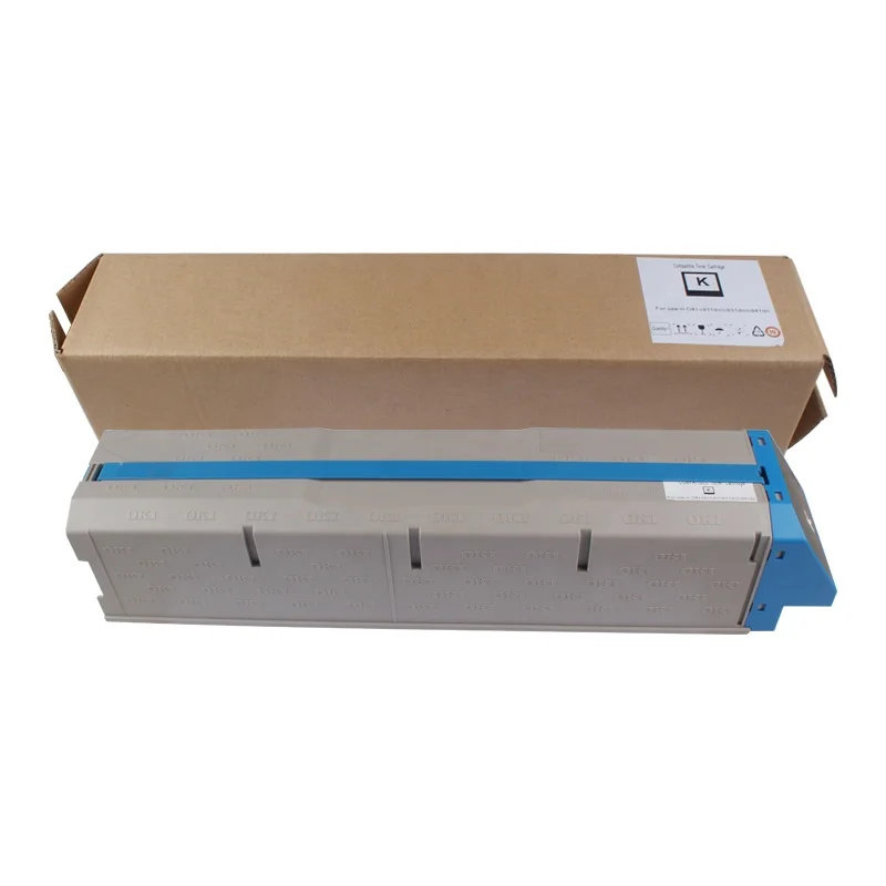38K toner Compatible Printer parts Cartridge  for OKIC911 C931 C941 C942 Toner cartridge