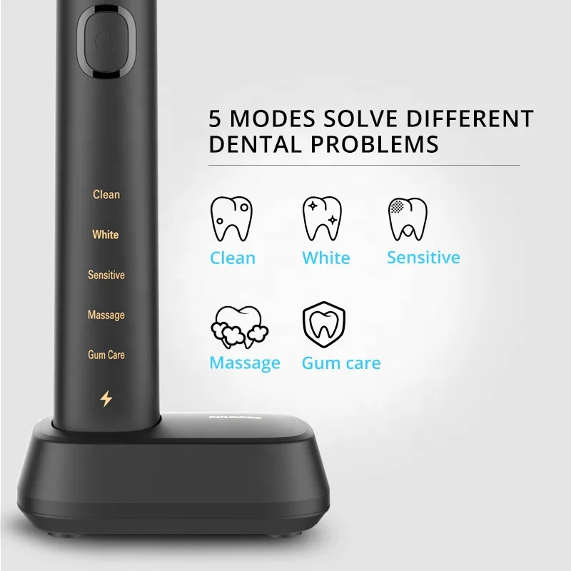 Factory Direct Rechargeable Electric Toothbrush SN903 Deep Clean Toothbrush With 5 Modes Personalized