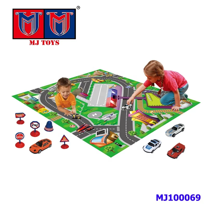 
activity large size soft educational traffic game play mat for children 