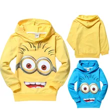 Children T Shirts Despicable Me Boys Minion T Shirt Girls Nova T-Shirt Kids Hoodies Autumn Spring Tops & Tees New 2015