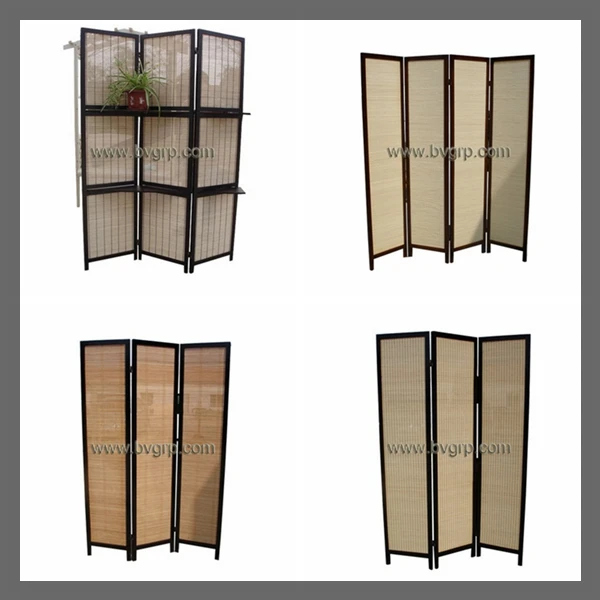 
High quality natural outdoor use bamboo decorative folding screens 