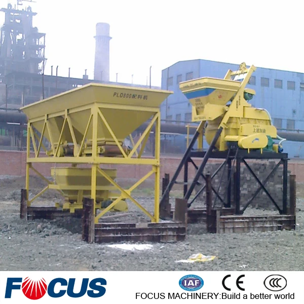 HZS25 aggregate mixture machine,meka concrete batching plant