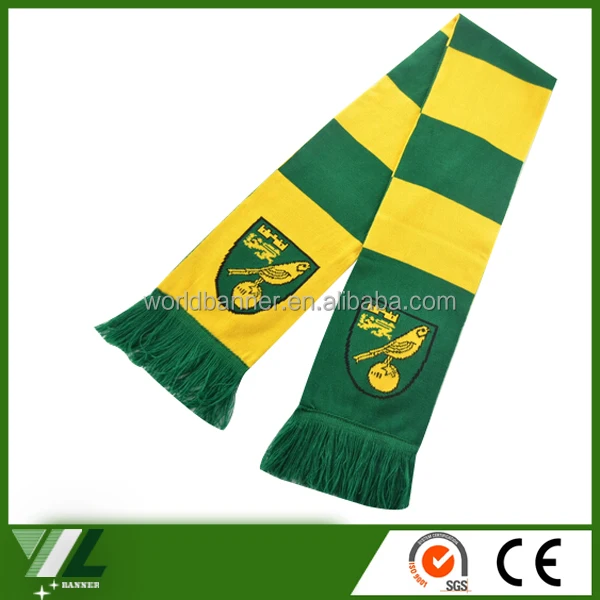 
National football cheering knitting custom scarf 