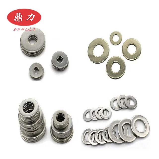 
Factory customized Yellow Galvabized zinc/ Hot Dip Galvanized Flat washer DIN125 