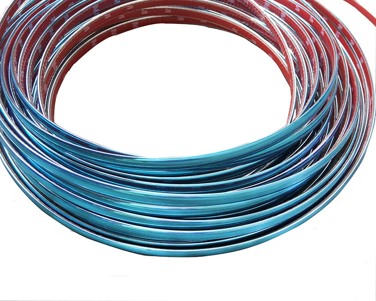 15MX9MM Car Chrome Strip Moulding Trim Body Kit Side Skirt Window EdgeTrim