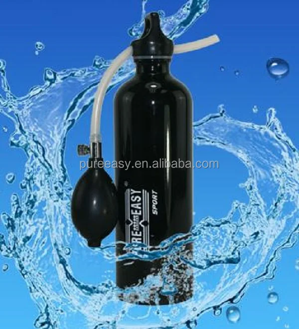 personal outdoor stainless steel water filter bottle, drinking directly, PF112