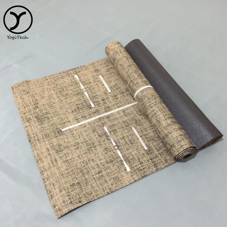 New Type Top Sale Eco Wear-Resisting Natural Oem Durable Environmental Hemp Indian Floor Mattress Natural Rubber Jute Yoga Mat