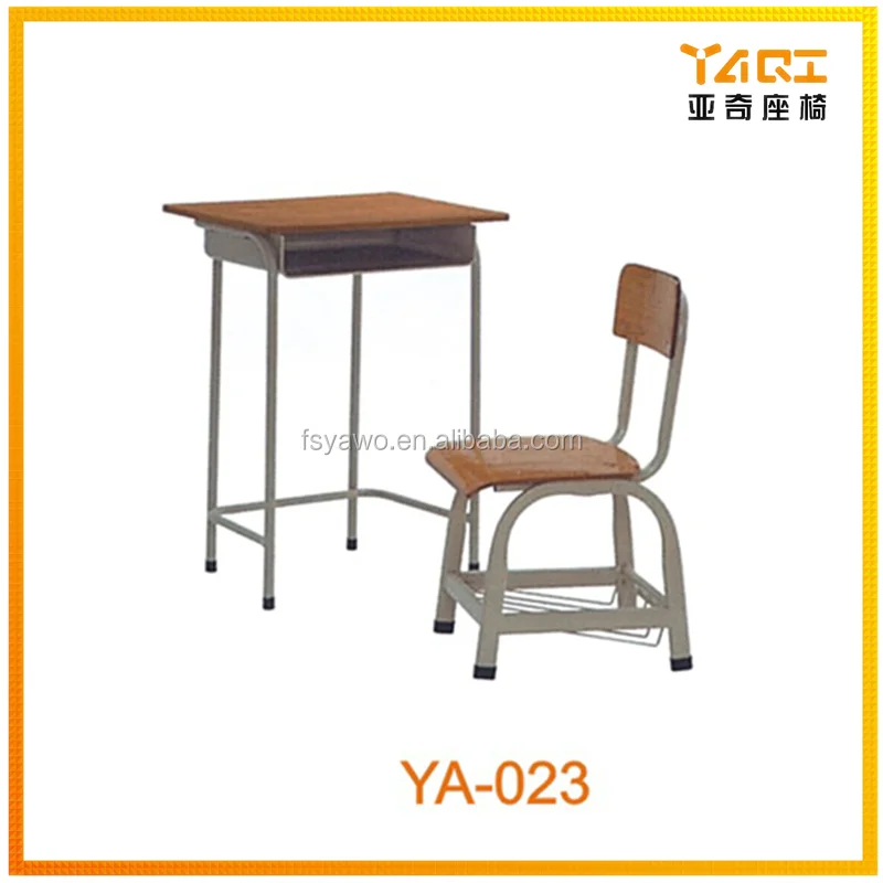 Wood Material School Desk and Chair Kindergarten Classroom Furniture