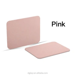 Colorful water absorbing bathroom mat quick dry diatomite bath mat