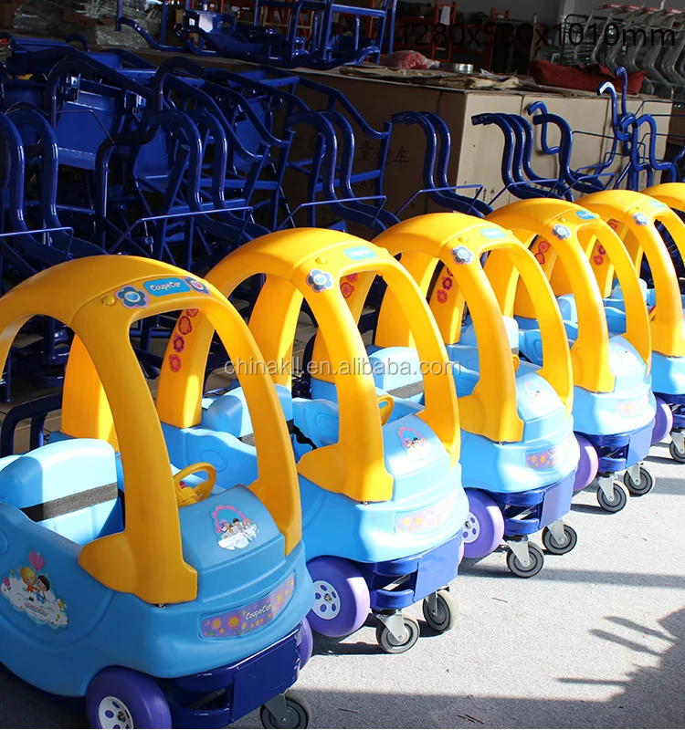 Euro Style Supermarket Shopping Trolley Cart