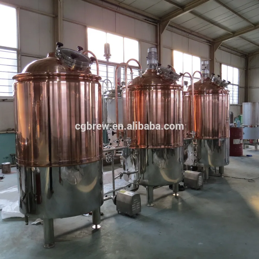 300l микро корабль пива пивоваренное оборудование с красной меди варочного цеха