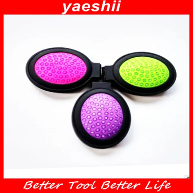YAESHII Easy to use Mini Foldable hairbrush with mirror for girls
